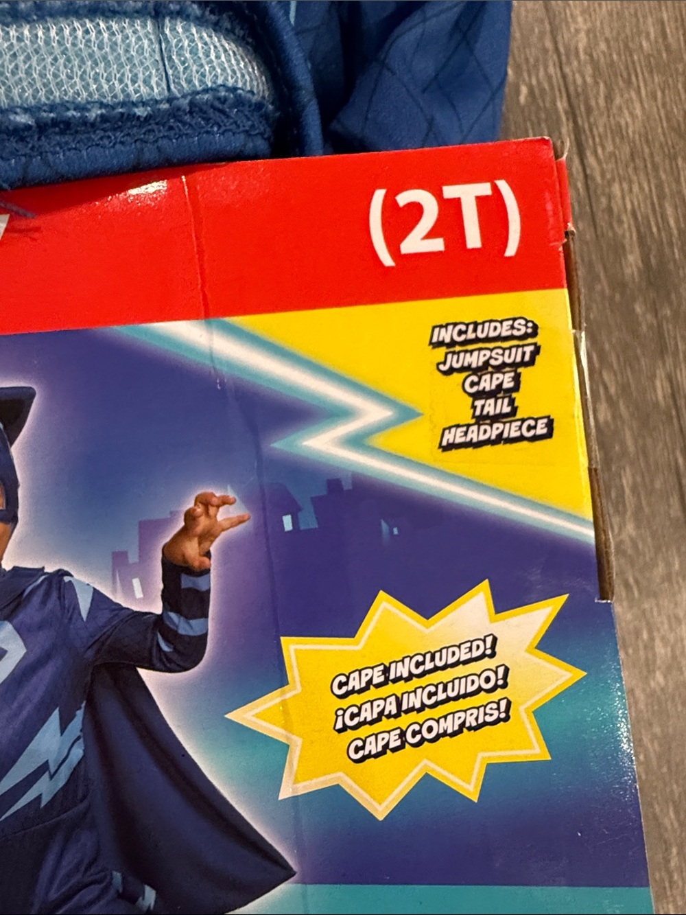 PJ Masks Catboy Toddler Costume - Blue 2T - Picture 2 of 4